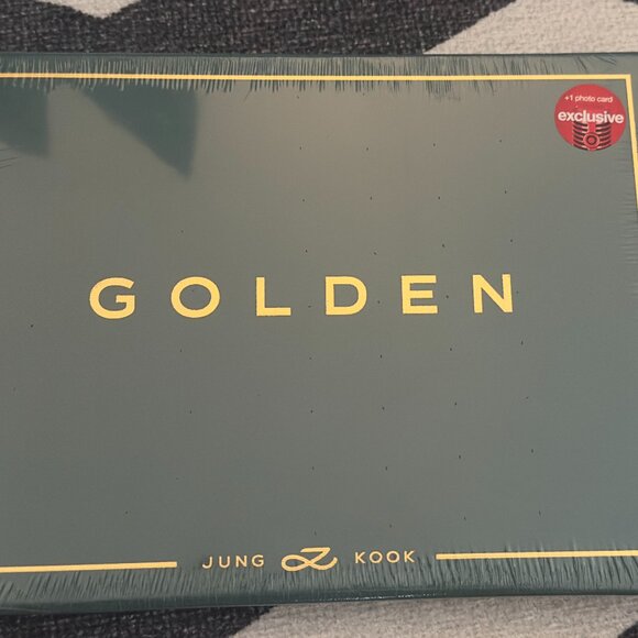 Jungkook GOLDEN Album – SHINE (Green Version | Target Exclusive) | NEW & SEALED - Picture 2 of 4